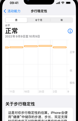 成都iPhone手机维修如何在iPhone开启'步行稳定性通知'