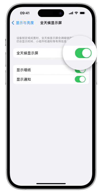 成都苹果14维修店分享如何自定义 iPhone 14 Pro 常亮显示屏 