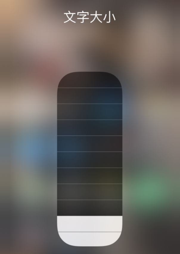 成都苹果手机维修分享小技巧：在 iPhone 控制中心快速调节字体大小 