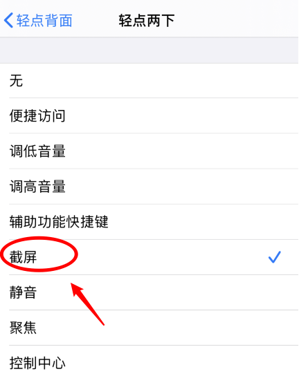 成都苹果手机维修分享iPhone12如何启用双击截屏 